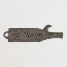 Drink Refreshing Moxie 5 cents Vintage Metal Soda Pop Bottle Opener