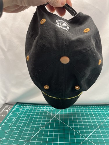 Ducks CCM Baseball Cap Blue And Khaki Strap Hat, NHL - Picture 6 of 6