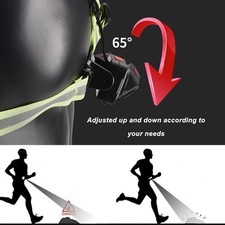 Outdoor Night Running Chest Lights Dual Light Sources IP55 Waterproof Cycling