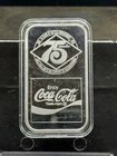 1976 Coca Cola Elizabethtown Kentucky World Wide Mint 1 OZ .999 Fine Silver Bar