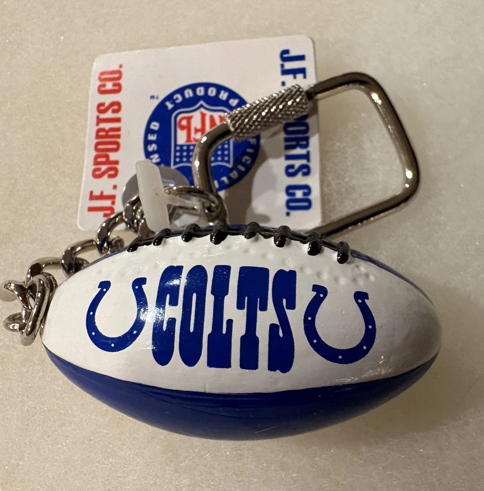6 J.F. Sports -Indianapolis Colts Football Key Chains - Image 3 of 4