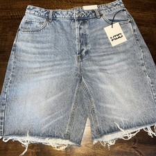 KBB Kahlana Denim Bermuda Shorts Light wash Size 10