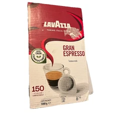 Gran  Espresso Coffee by Lavazza -150 Pods Intensity 8/10 Best Before 30 03 2026