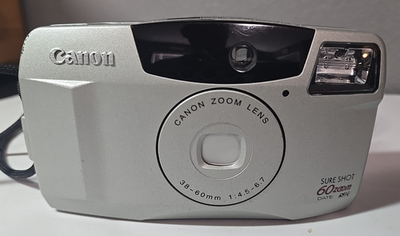 #ad #ad Canon Sure Shot 60 Zoom Date 60mm f 4.5 6.7 Point and Shoot Film Camera autoboy $69.99