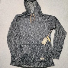 Howler Bros Loggerhead Canyon Distortion Midnight Hoodie Pocket Dry Wicking XXL 