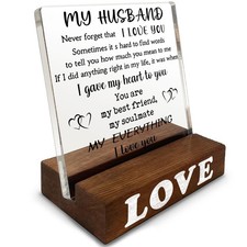 To My Husband Plaque, Gifts for Husband from Wife, Husband Appreciation Gifts...