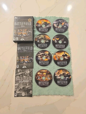 Battlefield 1942 - The Complete Collection (PC, 2002) - 8 Discs - Complete CIB 