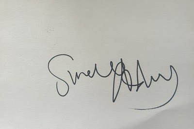 Simone Ashley signierte 6x4 Karteikarte *Bridgerton*
