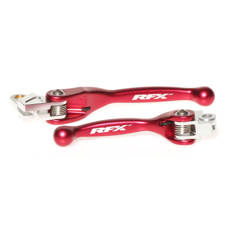 Levier flexible RFX forgé anti-casse rouge avec pivot articulé