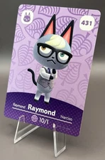 Animal Crossing Amiibo Card - Raymond 431 - Series 5 - Authentic NM