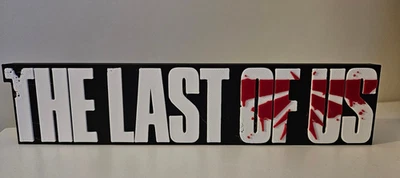 Insegna Espositore Decorativa The Last Of Us Sala Giochi Logo - Gaming Pops Scaffale Prop
