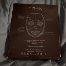  5 pack 111SKIN Rose Gold Brightening Facial Mask with 24K Gold  Rose Damask