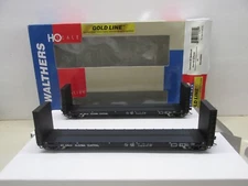 WALTHERS # 932-240054~ALGOMA CENTRAL 50' BULKHEAD FLAT CARS~2 PACK~HO SCALE