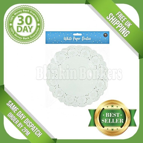 PAPER DOILIES PACK OF LACE DOYLEYS DOILY ROUND CATERING PARTY WEDDING LARGE 8B eBay