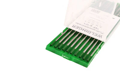 WIG-Wolframelektrode WP-grün (1,0 - 3,2 mm) einzeln oder im 10er-Pack WELDINGER