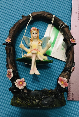 tiny treasures fairy on swing