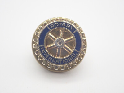 ロータリー インターナショナル ピンのみ　k14 k9 silver Rotary International Vintage Lapel Pin | eBay