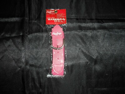 NEW PINK Rawlings Youth Baseball Belt Pro Stretch Adjustable 20'' - 34'' Softball 
