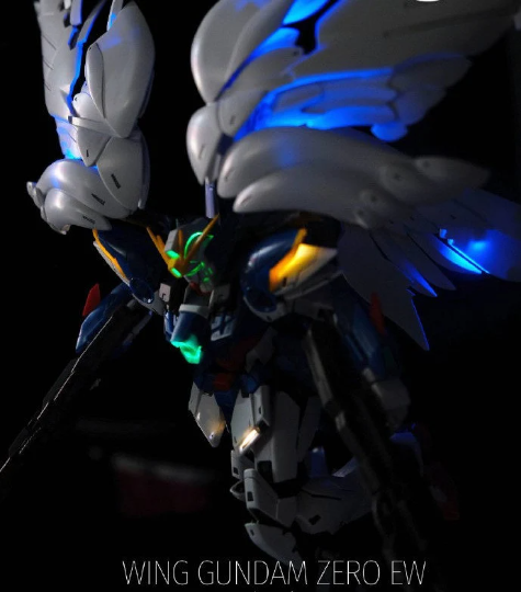 Bandai 1/100 MG Wing Gundam Zero EW Ver. Ka installed LED's