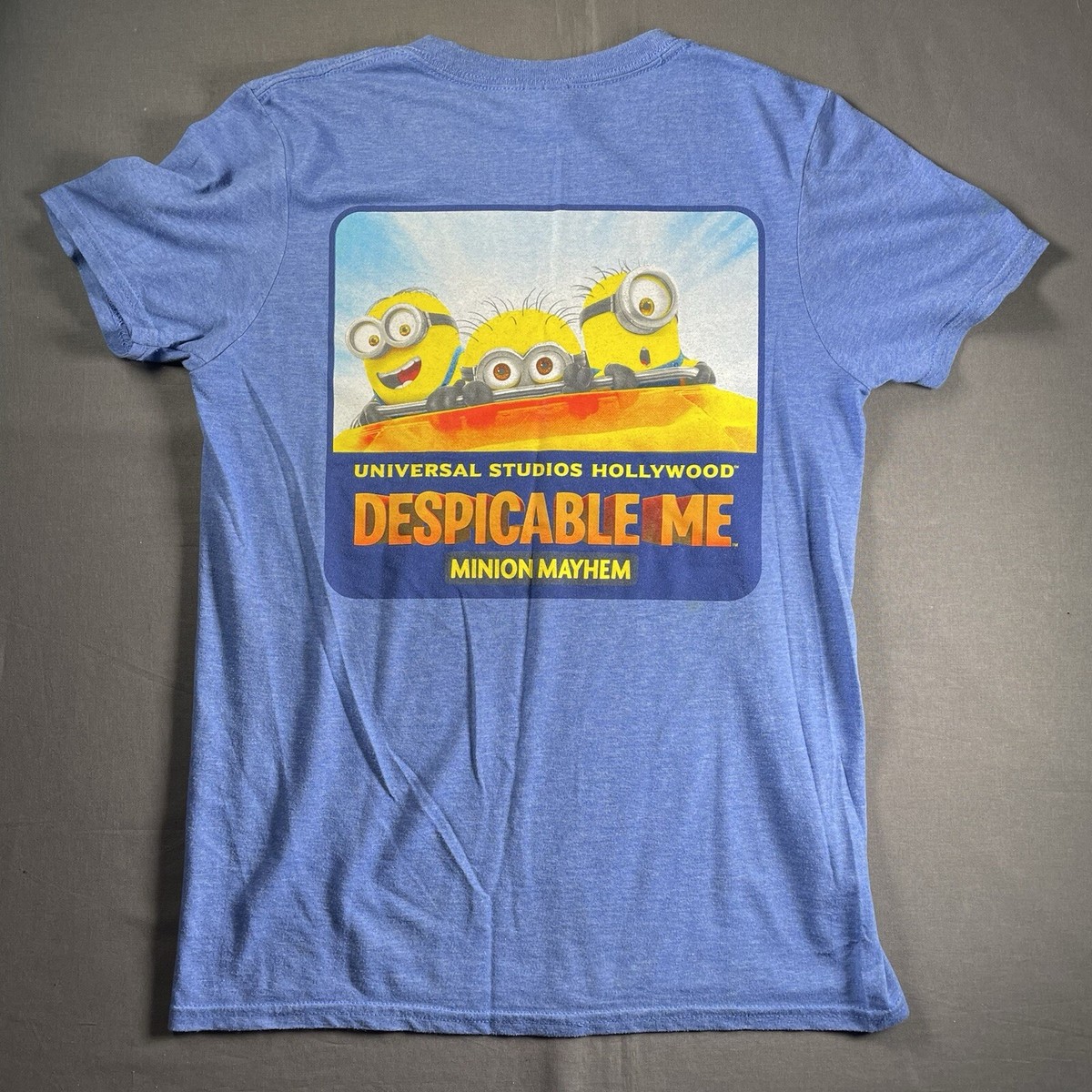 Despicable Me Shirt Mens Small Universal Studios Minion Mayhem Opening Team  2012