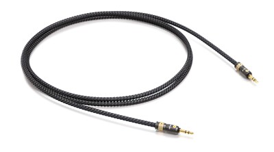 Viablue -EPC-4 Silver- HighEnd Klinkenkabel 3,5 mm - T8 Stecker stereo - Black