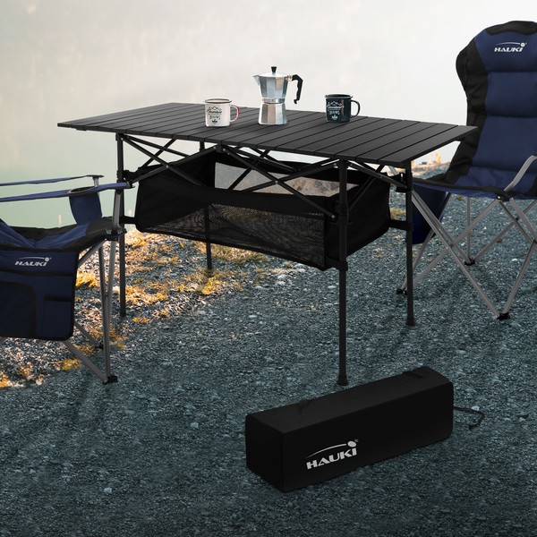Xxl Alu Campingtisch Rolltisch Klapptisch Falttisch Gartentisch Klappbar Tasche-image
