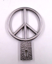 Peace Ban The Bomb Hippie License Plate Topper