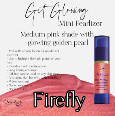 SeneGence MakeSense Firefly Mini Pearlizer 0.5 Oz Limited Edition Get Glowing!