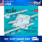 Reskit RS48-0341 Multiple ejector racks A/A37B-6 (MER-7) (3 pcs) 1/48
