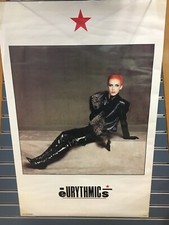 THE EURYTHMICS, 1984 ORIGINAL VINTAGE POSTER 21 X 31 OLD STORE STOCK