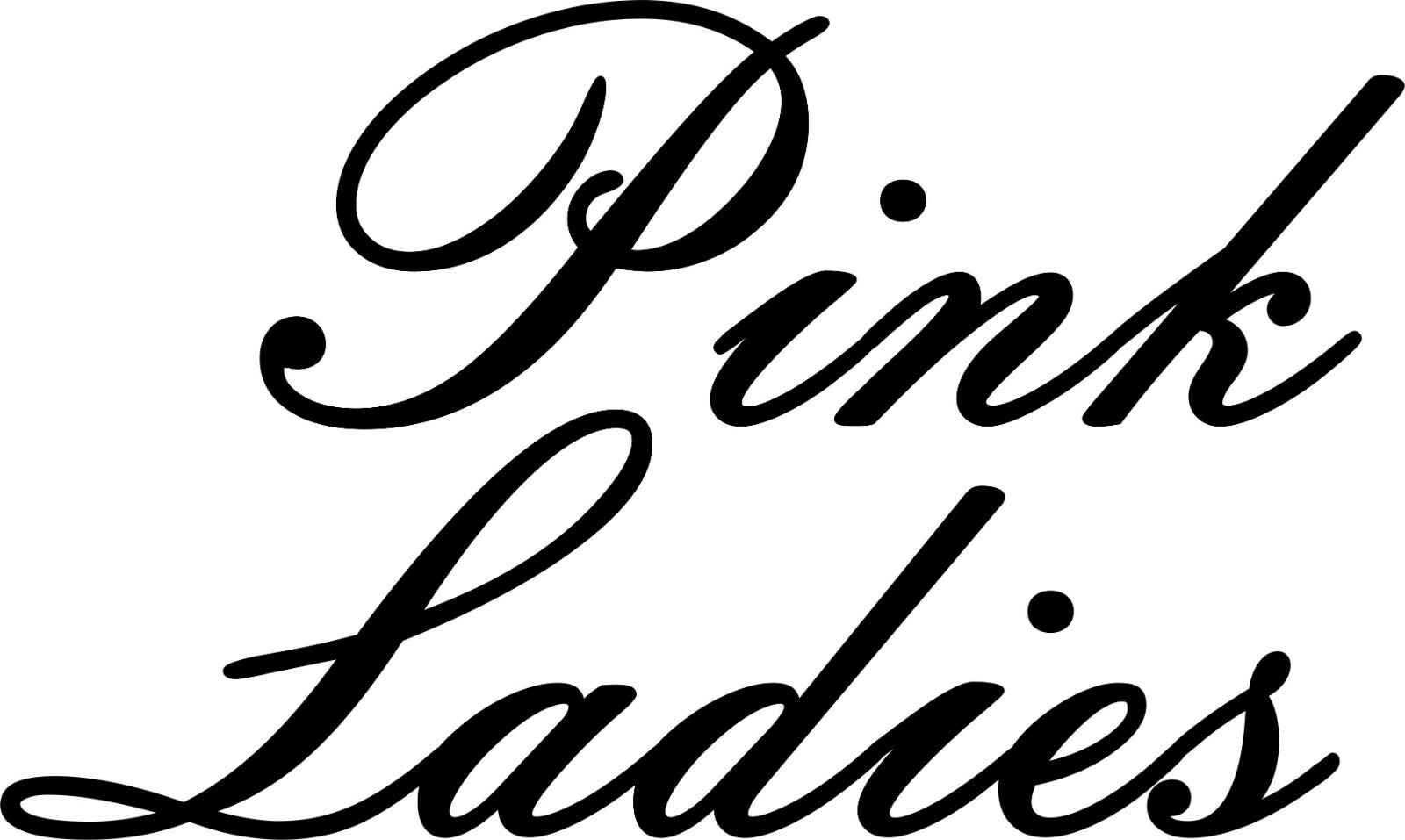 Grease Pink Ladies Logo Font