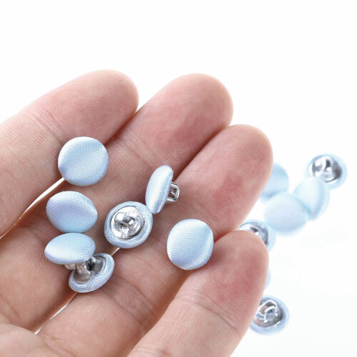 20x 10mm Smooth Satin Covered Metal Shank Buttons for Tuxedo Suit_Blouses Coat - Picture 67 of 79