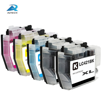 XL 1-5er Tintenpatrone Für Brother DCP-J1050DW, DCP-J1140DW,MFC-J1010DW LC 421.