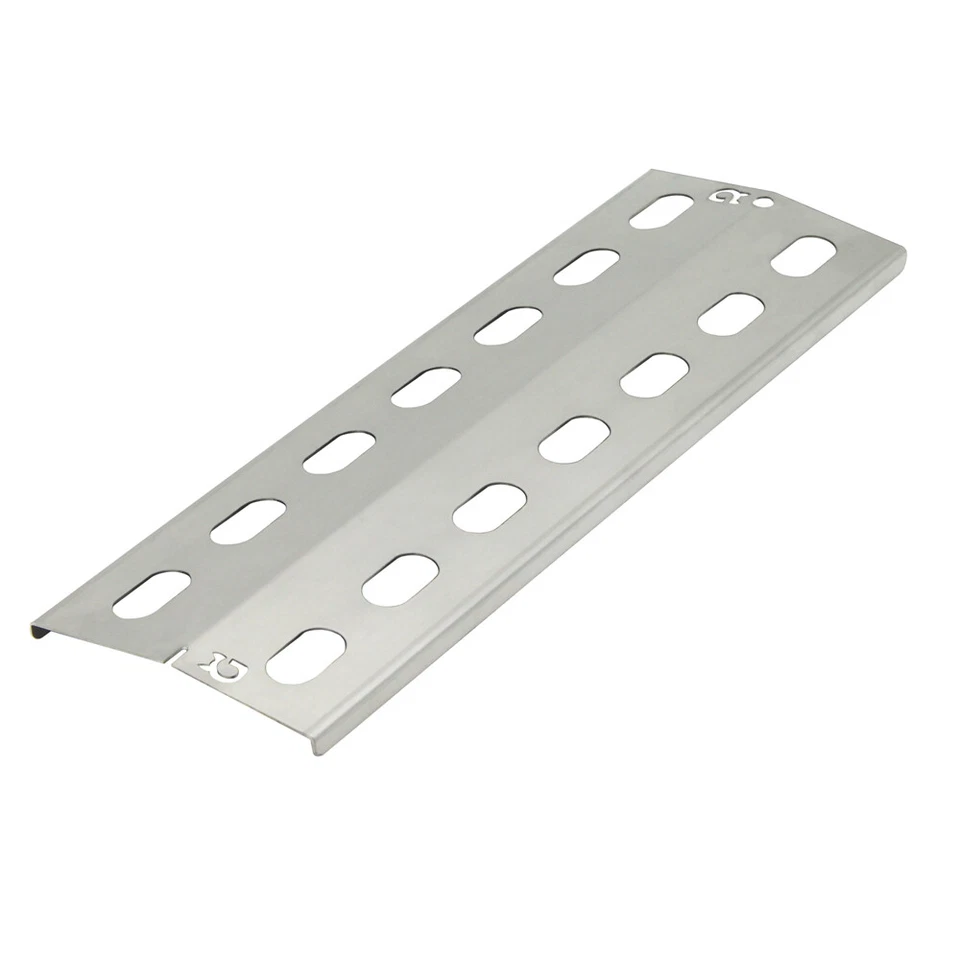 3x Edelstahl 39,5 x 15 cm  1 mm stark / Flammenverteiler Brennerabdeckung 1.4301 - Bild 2 von 4