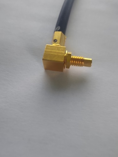 Radial R/A SMB Connector Plug Custom MIL w/ screw down lock 4GHz - Picture 9 of 9