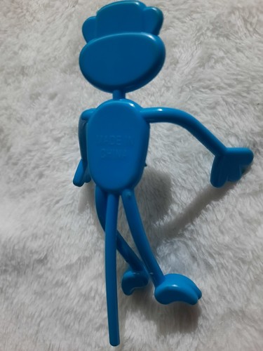 Modellini 4" Blue Bendy Gomma Pieghevoli Plastica Pieghevoli Arredamento Scimmia - Foto 4 di 7