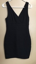 Women’s Express Black dress size S EUC Stretchy and ribbed sleeveless