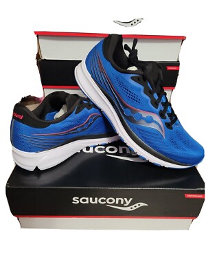 ? Saucony Mens Ride 14 Running Shoe Size 10.5 Royal/Space  display picture 2