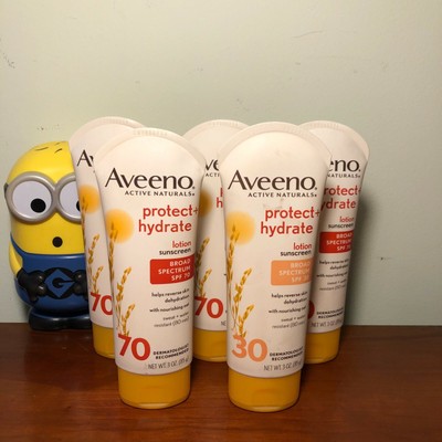 aveeno sunscreen 70