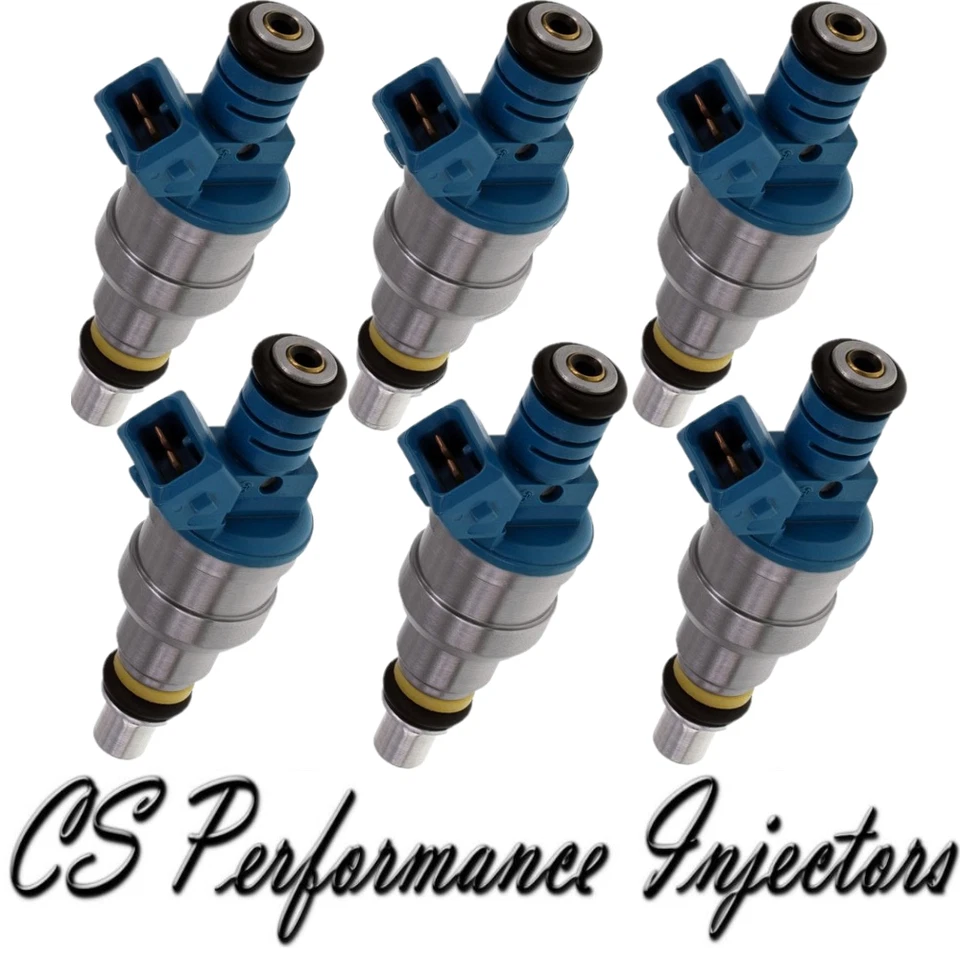 Juego de inyectores de combustible Bosch OEM (6) para Chrysler TC Maserati 1991 3,0 L V6 Foto 2 de 4