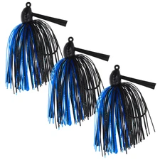 Reaction Tackle Lead Swim Jigs – Premium Weedless Bass Fishing Lures- 3 Pack