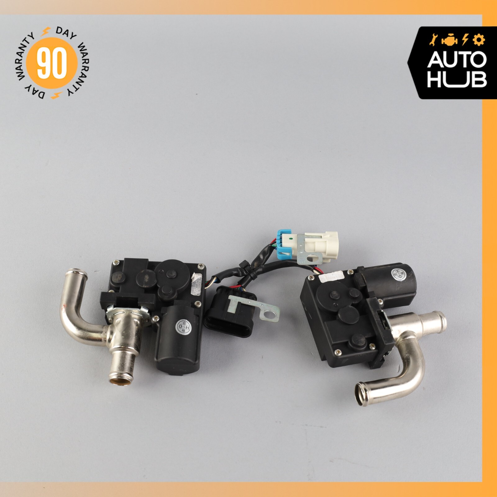 04-19 Maserati Quattroporte S M139 TGK Heater Water Valve Set 67444900 OEM 74k