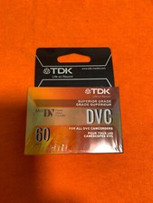 TDK DVC 60 Superior Grade Mini DV DVC Camcorder Videocassettes. NEW Sealed