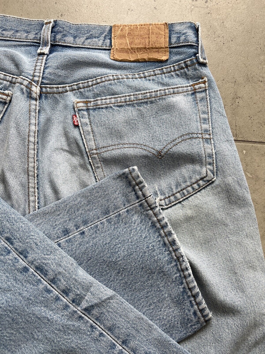 80s Levi's usa製 501xx W33 L32 544 Vintage 80s 501 XX Levis Faded Stone Wash Made In USA Jeans