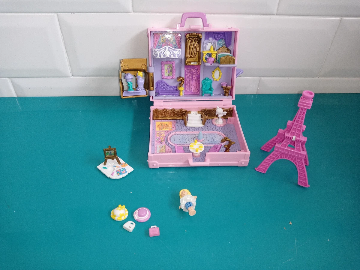 Polly pocket Polly in Paris valise tour eiffel 1996 bluebird