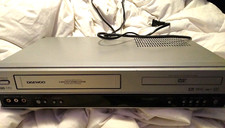 Daewoo DV6T844B DVD VHS VCR Player Combo 6-Head Hi-Fi System Tested NO REMOTE