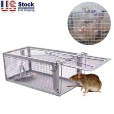 US Cage Trap Live Humane For Squirrel Chipmunk Rat Mice Rodent Animal Catcher