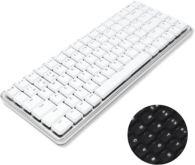Macally 75% Mac Mechanical Keyboard Wireless - blue switches