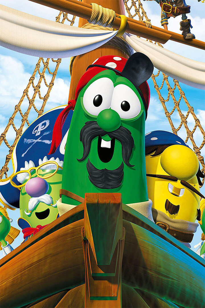 The Pirates Veggie Tales Rare Hot New Wall Art Home Decor - POSTER