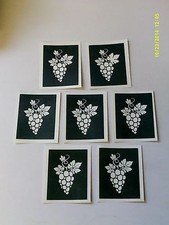 10 - 400 grape stencils for etching on glass   craft hobby glassware grapes wine